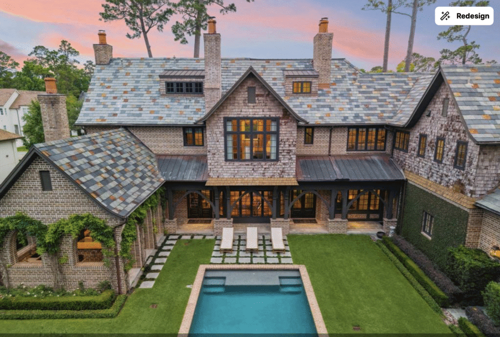 Back view of the home at 610 Wellesley that was on the market for no more than a week before being sold. 